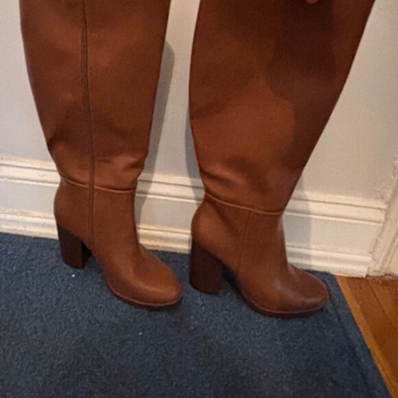 Unisa Wide Calf Brown Size 7 High Boot - Picture 8 of 8